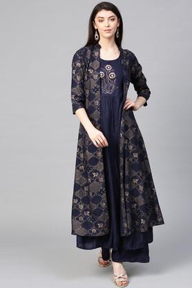 ISHIN - Navy Ethnic Sets - 7