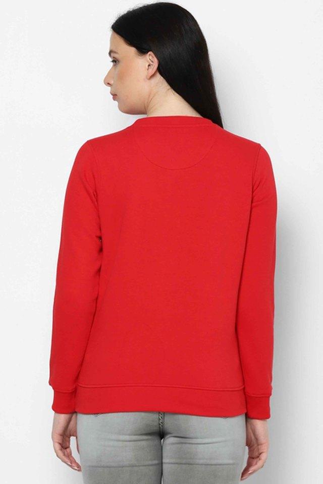 ALLEN SOLLY -  Red Sweatshirts - Main