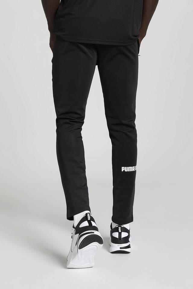 Puma black shop polyester lycra joggers