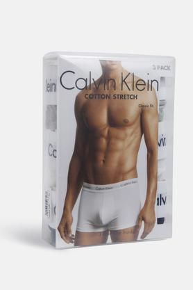 Buy CALVIN KLEIN UNDERWEAR Multi Solid Cotton Stretch Men's Trunks