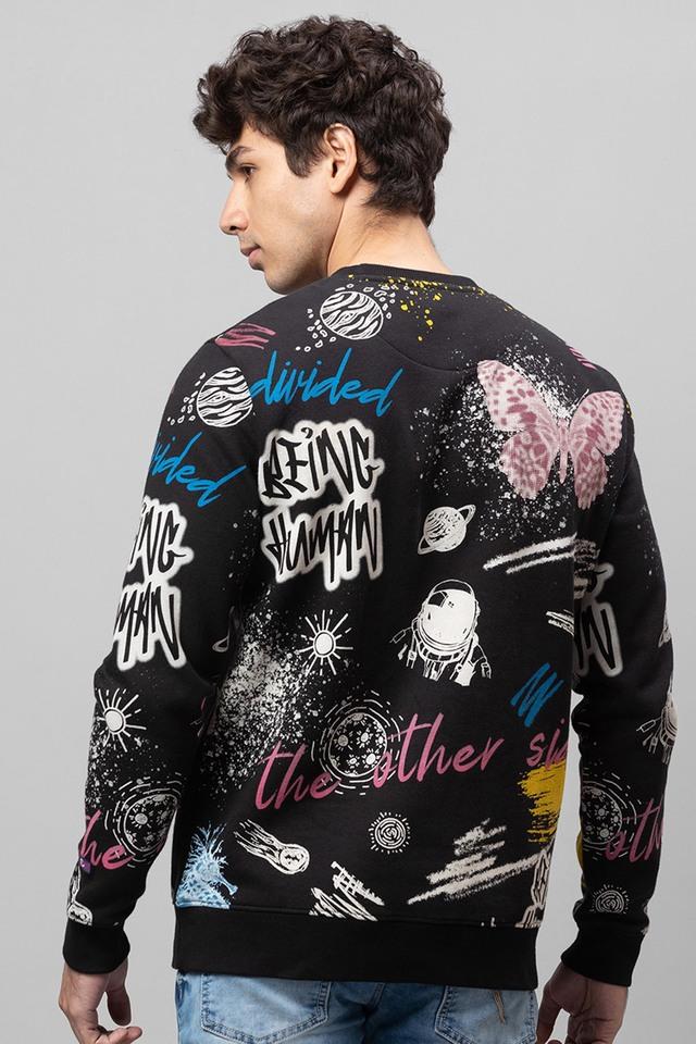 Printed Cotton Regular Fit Men's Sweatshirt