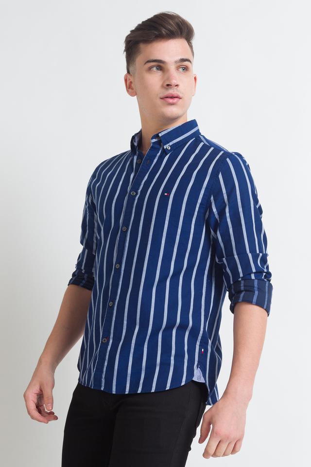 Tommy hilfiger deals striped shirt mens