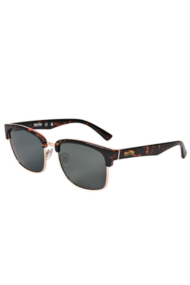 Full Brown SG4612 Metal Frame Round Sunglasses