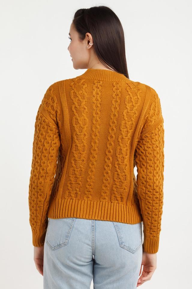 Mustard color outlet women's cardigan