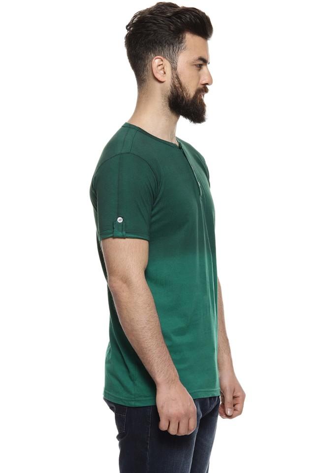 CAMPUS SUTRA -  Green T-Shirts & Polos - Main