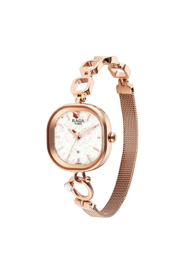 Titan raga pink outlet watch