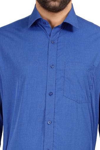 royal blue formal blouse