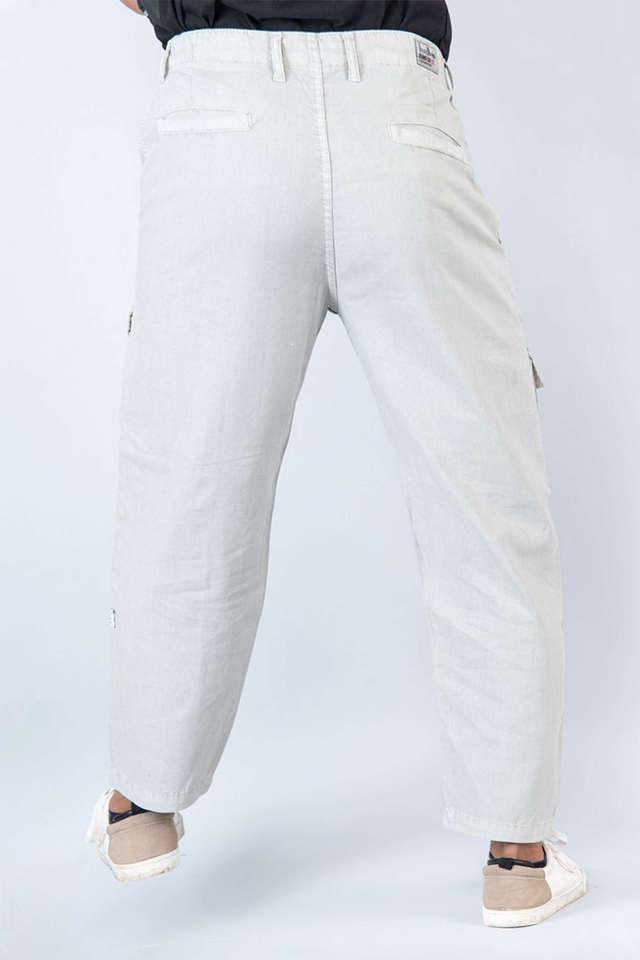 Relaxed Fit Trousers - Light beige - Men | H&M