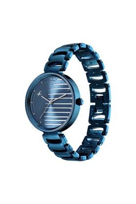 Fastrack blue best sale dial chain watch