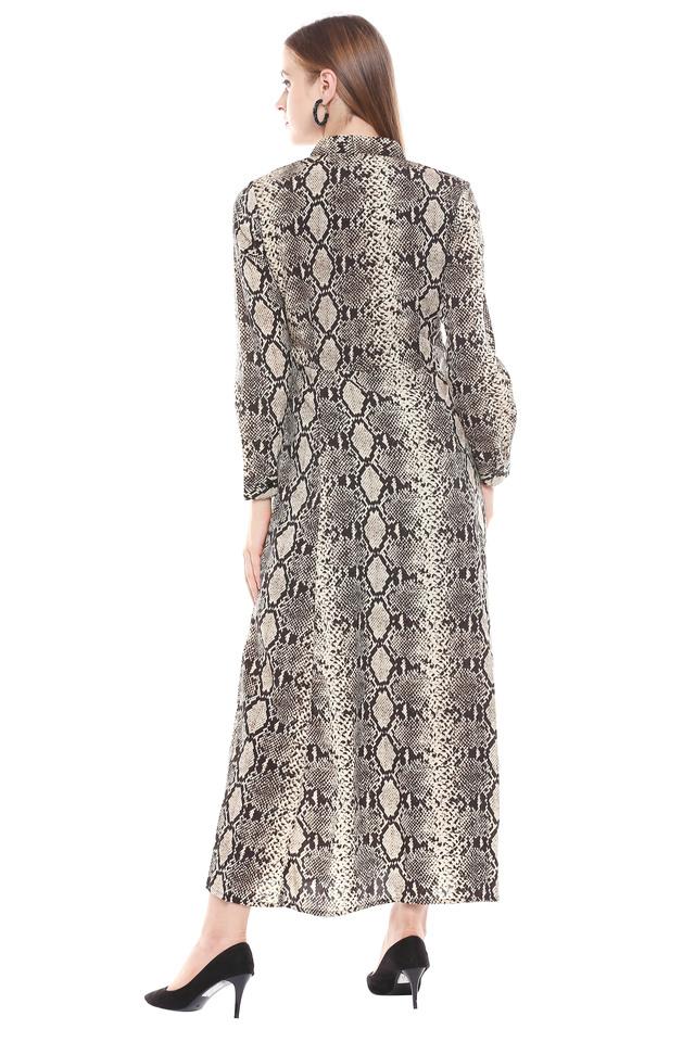 Buy DEAL JEANS Womens Collared Printed Shirt Dress Shoppers Stop