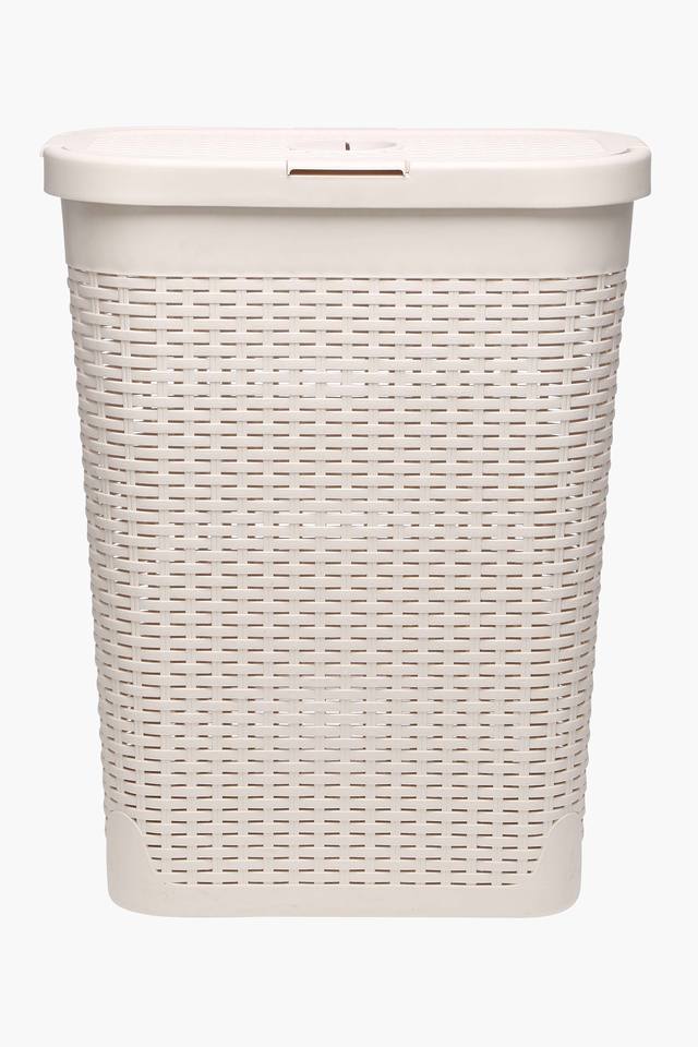 Buy SPREAD Fawn Rectangular Laundry Basket Shoppers Stop