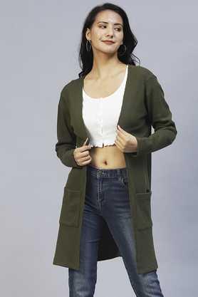 Olive green shrug clearance cardigan