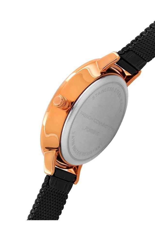 Buy FRENCH CONNECTION undefined Womens Black Dial Stainless Steel Analogue Watch FCN0001D Shoppers Stop