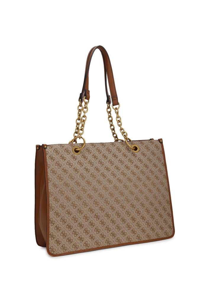 Shopper Tote Bag in Marrone for Women