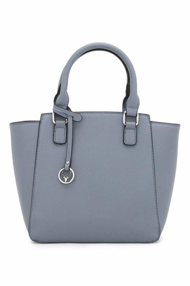 Buy ALLEN SOLLY Grey PU Womens Casual Tote Handbag Shoppers Stop