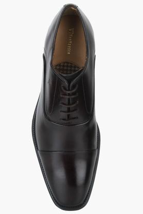 Buy Van Heusen Brown Lace Up Shoes Online - 803368