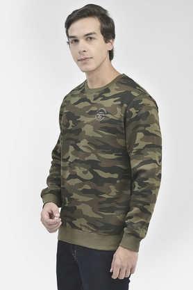 Nike club cheap camo crew sweat