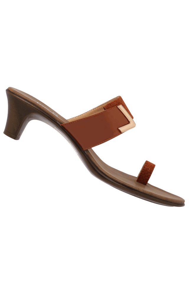 Shop Now Women Gold Toned Ethnic Block Heels – Inc5 Shoes