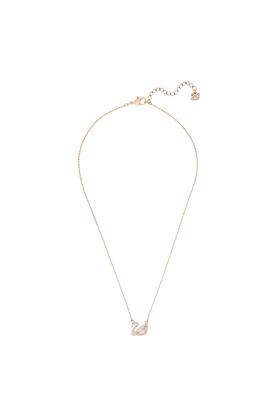 Swan necklace deals rose gold