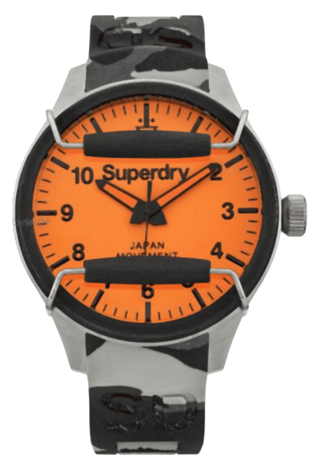 Watch Superdry Stainless Steel Orange Black Women India | Ubuy