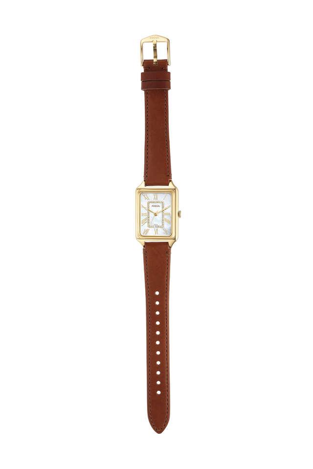 Buy FOSSIL undefined Raquel 26 mm White Dial Leather Analog Watch For Women ES5307I Shoppers Stop