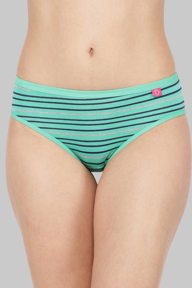 Buy DOLLAR MISSY Women Assorted Deep Color Striped Pack of 2 Inner