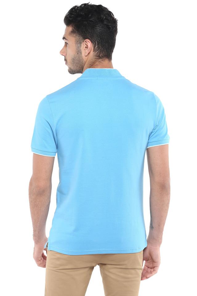 UNITED COLORS OF BENETTON -  Sky Blue T-Shirts & Polos - Main