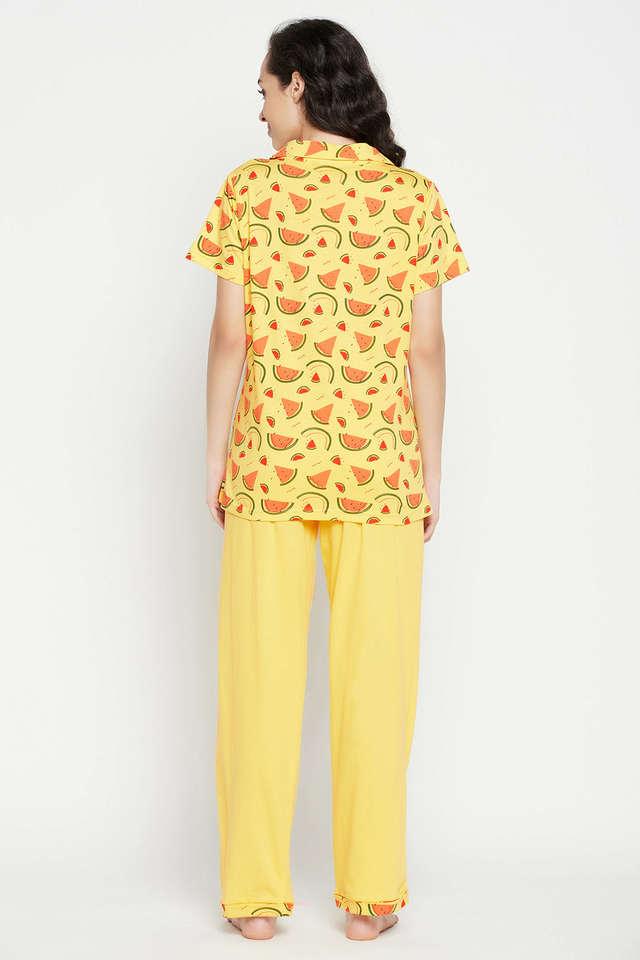 Button front pyjamas hot sale