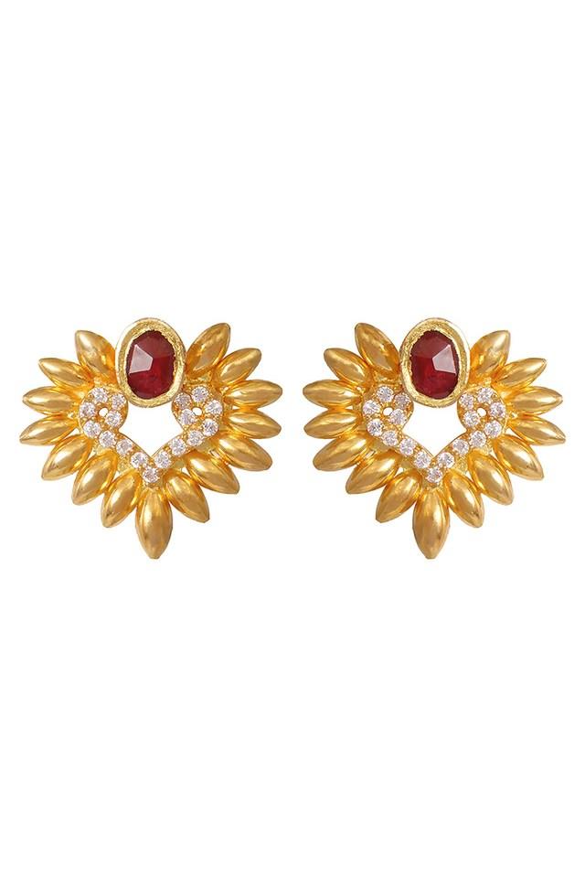 Buy WHP Jewellers Womens Traditional Maharashtrian Thushi Earrings  GERND16051861  Shoppers Stop