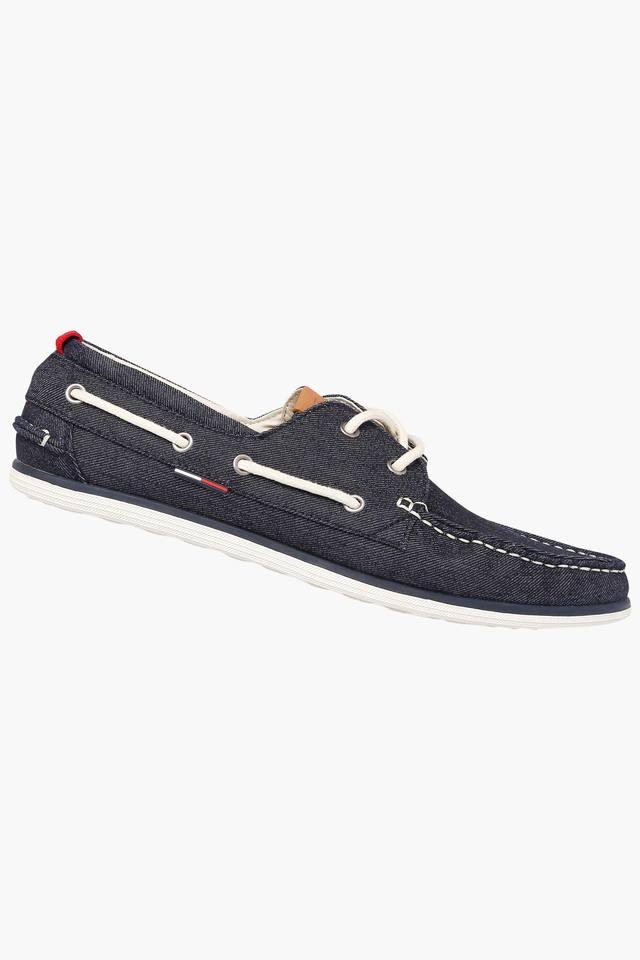 Mens canvas store boat shoes