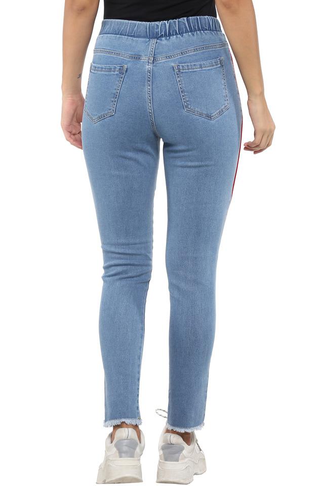 Denim Jeggings for Women with Pockets Comfortable Stretch Jeans Leggings -  Walmart.com