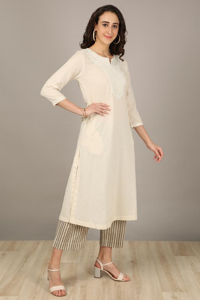 Boat neck shop long kurta design