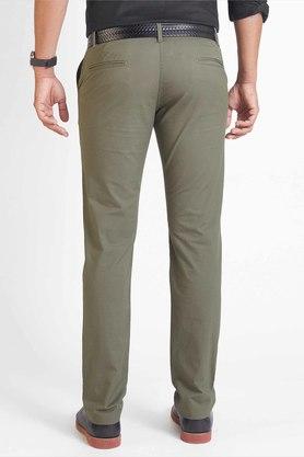 Buy Men Brooklyn Fit Cotton Stretch Trouser Online  Indian Terrain