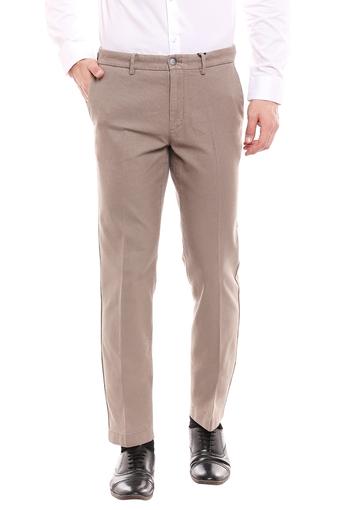 mens textured suit trousers