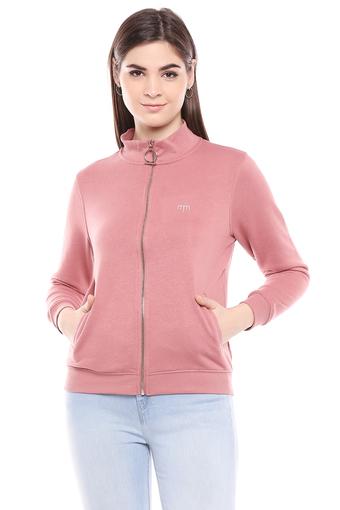 womens zip neck sweatshirt