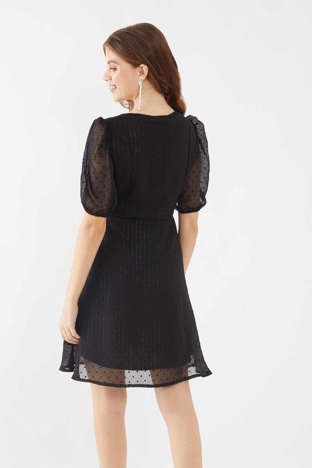 Structured shift outlet dress