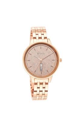 Titan rose gold discount watch