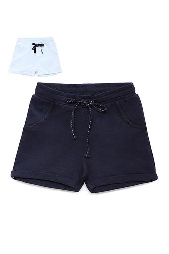 baby blue tailored shorts