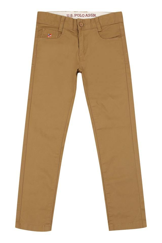 Buy Little Luxury Brown Cotton Baggy Pants For Boys Online  Aza Fashions