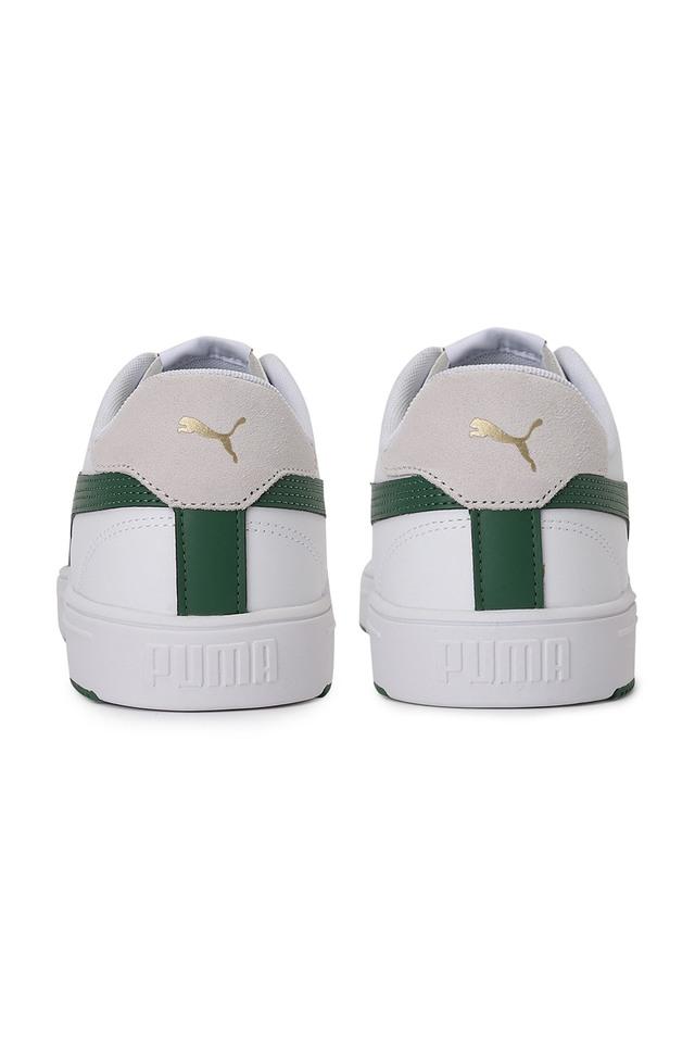 Puma green and white on sale shoes