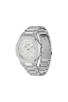 Stainless Buy Shoppers Men Silver - Dial | Stop For 1514087 BOSS Taper Watch mm 45 Chronograph Steel