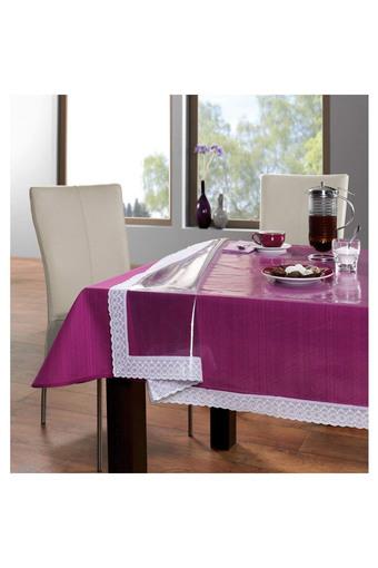 Buy FREELANCE PVC Plastic Transparent Clear Dining Table Cover Cloth ...