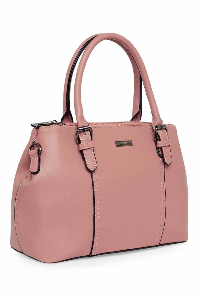 Zip Closure PU Womens Casual Honorine Dark Pink Shoulder Bag