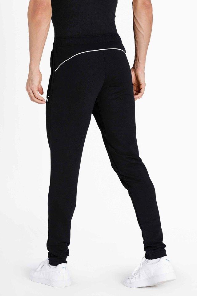 Buy PUMA Black Solid Polyester Terry Mens Track Pant Shoppers Stop