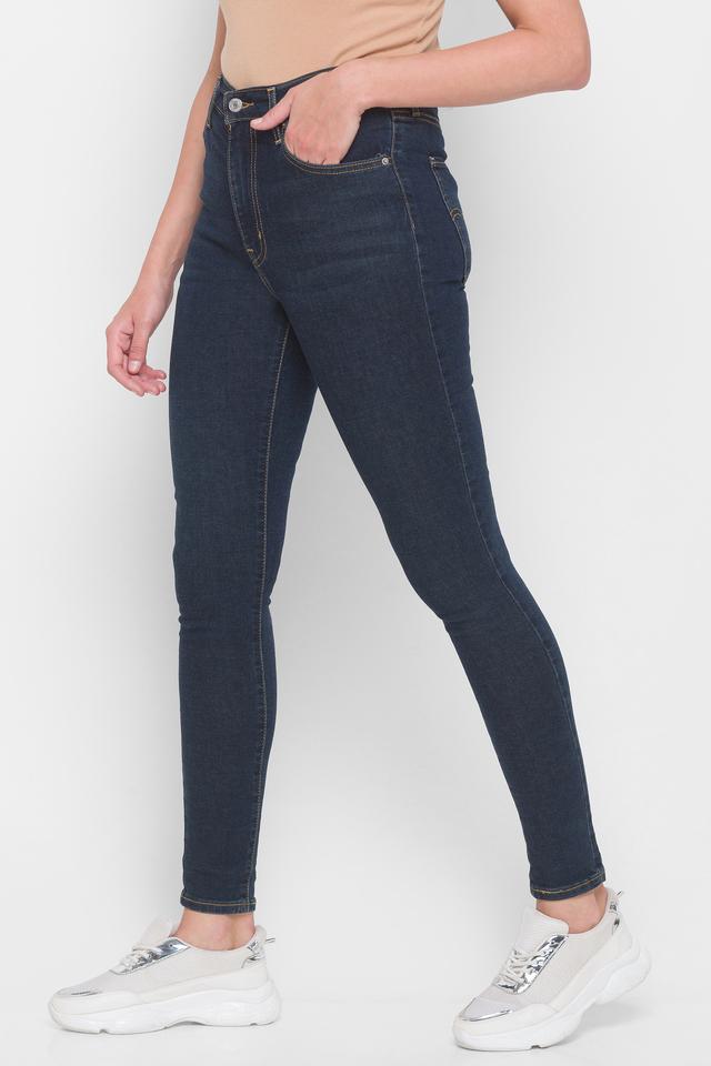 Buy LEVIS Skinny Fit Regular Length Cotton Polyester Women's Jeans |  Shoppers Stop