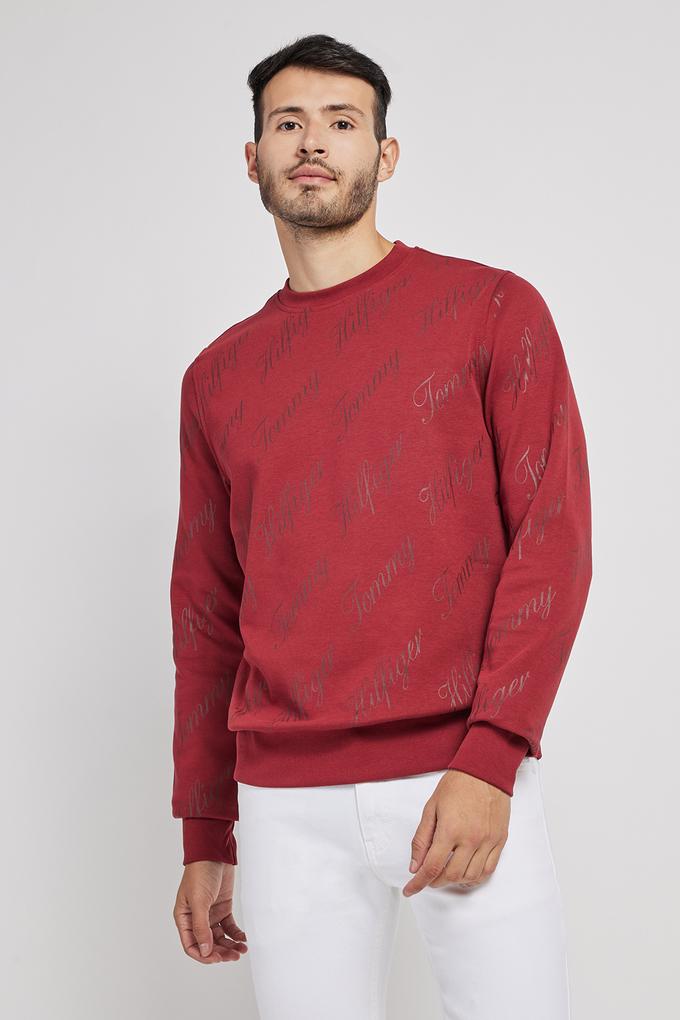 Red tommy store sweater