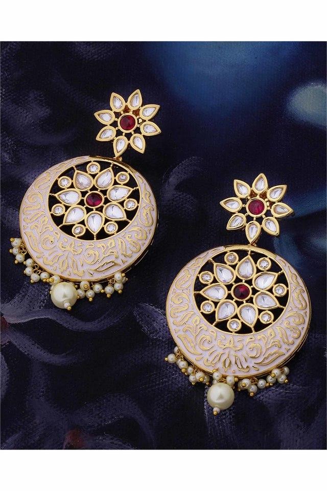 Bagh E Fiza Spring Layered Jhumka Earrings  VOYLLA