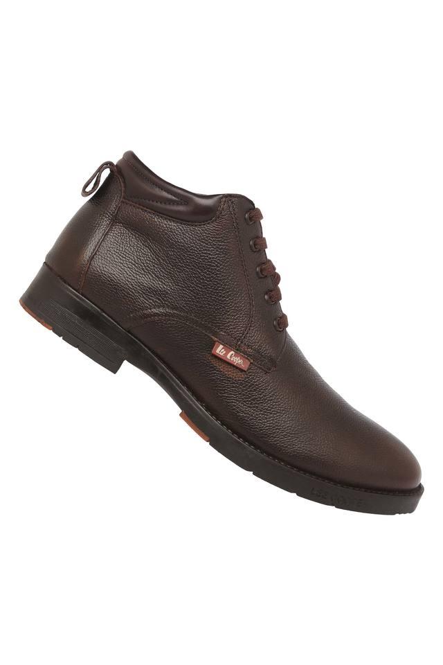 Buy LEE COOPER Brown Mens Lace Up Boots