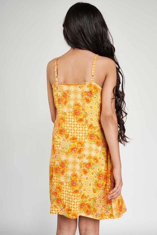 GLOBAL DESI GIRLS -  Orange Dresses - Main