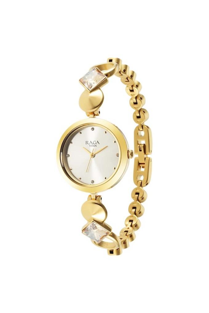 Titan gold chain watches for online ladies